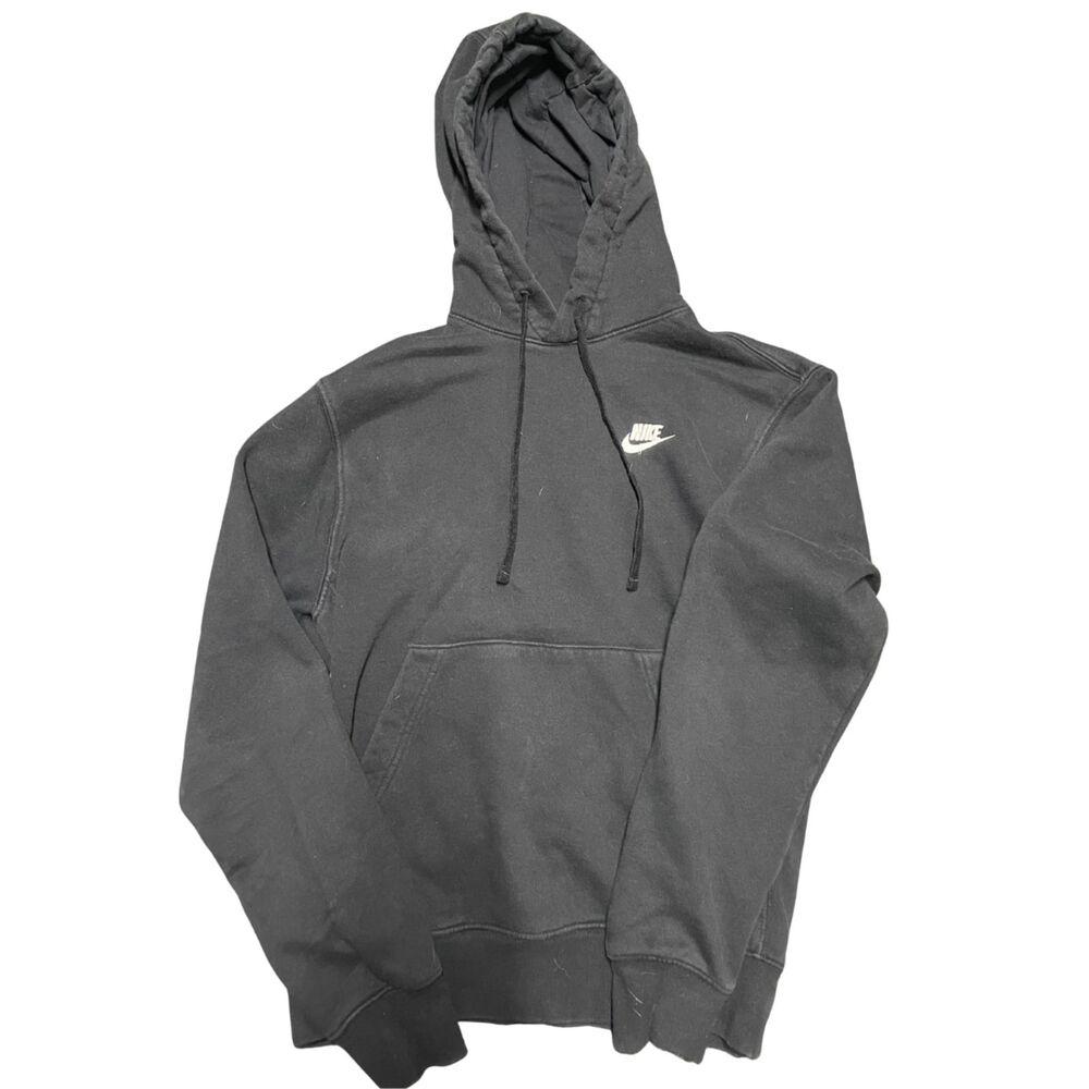 Nike Black Hoodie Adult XS Classic Pullover Sportswear Fleece